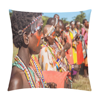 Personality  Masai Women Pillow Covers