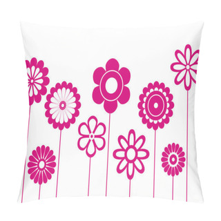 Personality  Violet Flowers Pillow Covers