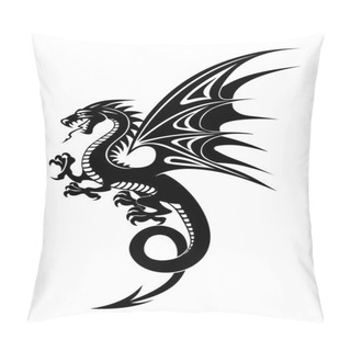 Personality  Black Dragon Pillow Covers
