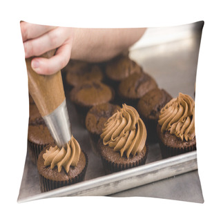 Personality  Baking Chocolate Cupcakes Pillow Covers