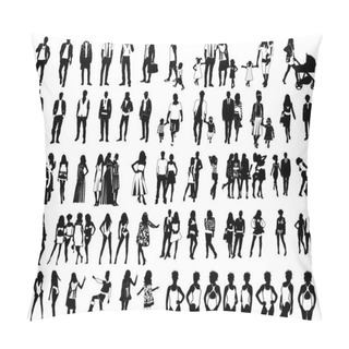 Personality  Silhouettes Of Pillow Covers