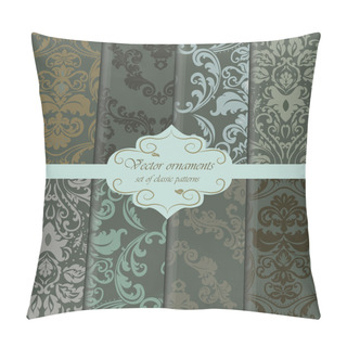 Personality  Vintage Royal Damask Ornament Pattern Set Pillow Covers
