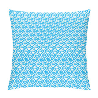 Personality  Traditional Japanese Seigaiha Ocean Wave  Pillow Covers
