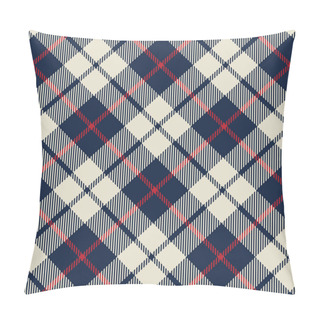 Personality  Tartan Plaid Pattern Background. Texture For Plaid, Tablecloths, Clothes, Shirts, Dresses, Paper, Bedding, Blankets, Quilts And Other Textile Products. Vector Illustration EPS 10 Pillow Covers