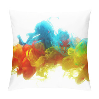Personality  Colorful Ink In Water Pillow Covers