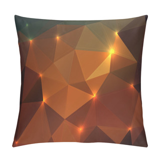 Personality  Triangle Pattern Background Pillow Covers