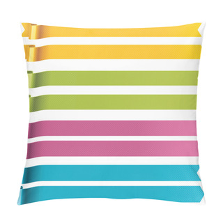 Personality  Vector Long Ribbons Pillow Covers