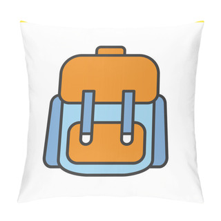 Personality  Backpack Color Icon Pillow Covers