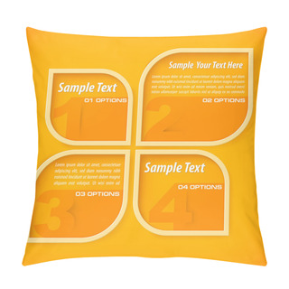 Personality  Banners With Four Options Pillow Covers