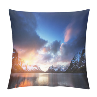 Personality  Lofoten Islands, Norway Pillow Covers