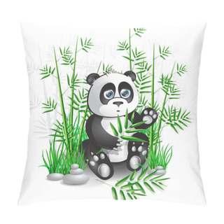 Personality  Panda Bamboo Pillow Covers