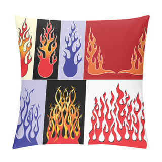 Personality  Fire Logos Pillow Covers