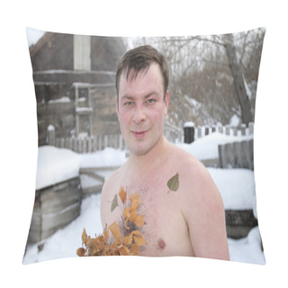 Personality  Man After Bath Pillow Covers