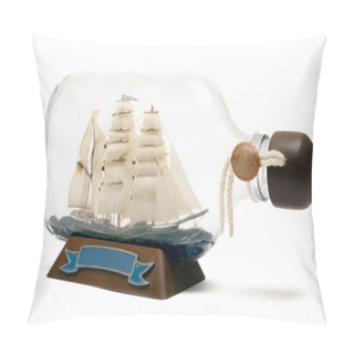 Personality  Ship In A Bottle Pillow Covers