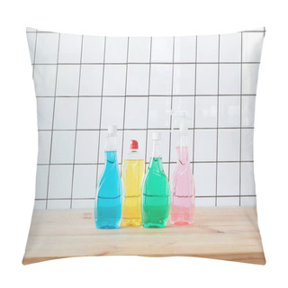 Personality  Plastic Bottles With Cleaning Fluids  Pillow Covers