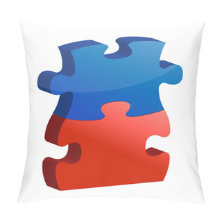 Personality  Working Together Puzzle Concept Pillow Covers