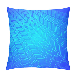 Personality  Blue Mosaic Background Effect Glowing Highlight Design Elements0 Pillow Covers