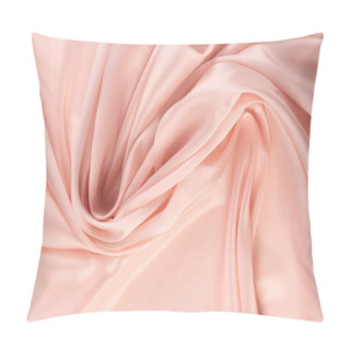 Personality  Macro Texture Of Pink Chiffon Folds Studio Pillow Covers