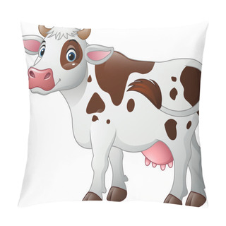 Personality  Happy Cartoon Cow Pillow Covers