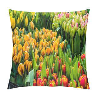 Personality  Fresh Tulips Pillow Covers