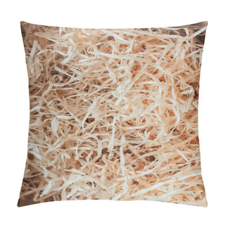 Personality  Wooden Shavings Background Pillow Covers