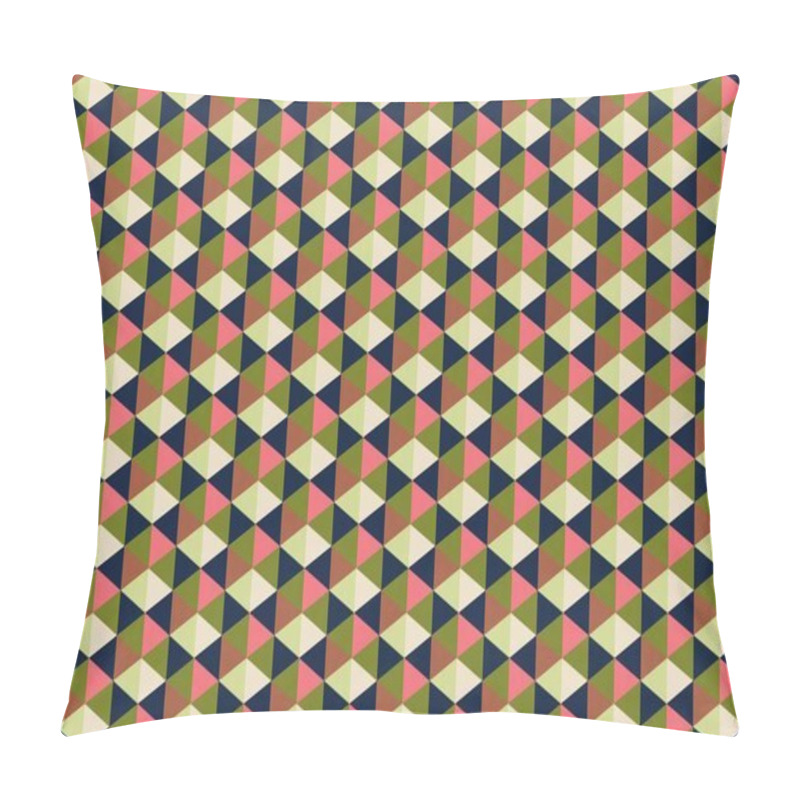 Personality  Modern Colorful Backdrop With Hexagonal Pattern Pillow Covers