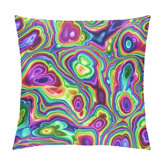 Personality  Laser Marble Seamless Generated Texture Pillow Covers