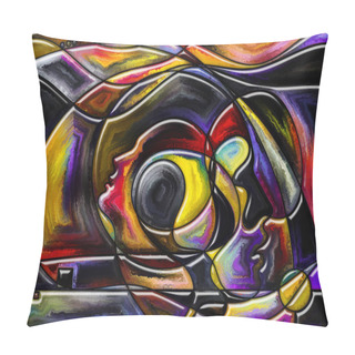 Personality  Virtual Perception Background Pillow Covers