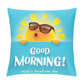 Personality  Cartoon Character Of Funny Sun Pillow Covers