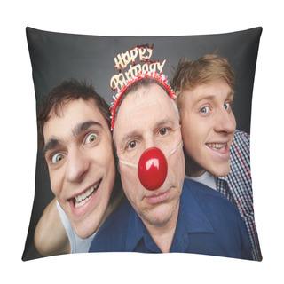 Personality  Guys Having Fun Pillow Covers