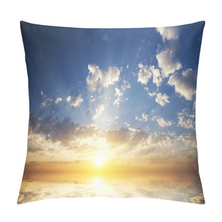 Personality  Sunset On The Sea Pillow Covers