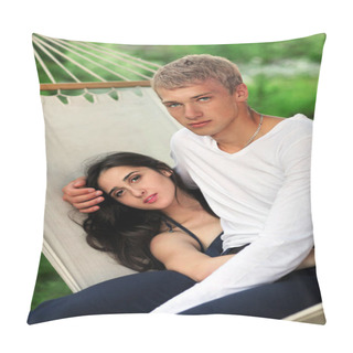 Personality  Amazingly Beautiful People, Girl And Boyfriend Lie In A Hammock, Man And Woman, Romantic Meeting, Male And Female, Fusion With Nature, Natural Beauty Pillow Covers
