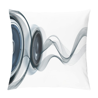 Personality  Image Of Speakerphones And Sound Pillow Covers