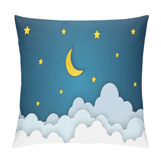 Personality  Paper Art Moon, Pillow Covers
