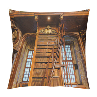 Personality  Interior Of Austrian National Library Pillow Covers