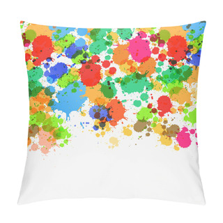 Personality  Colorful Splashes, Blots Pillow Covers