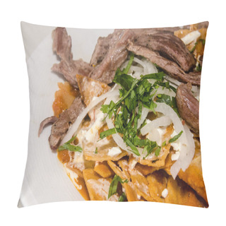 Personality  Typical Mexican Food Tortilla And Tomato Sauce Based Pillow Covers