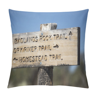 Personality  Wooden Sign, Oregon Badlands Pillow Covers