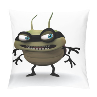 Personality  Hacker Bug Smile Pillow Covers