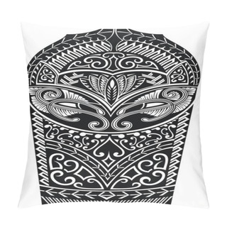 Personality  Arm Tattoo In Abstract Style  Pillow Covers