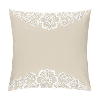 Personality Flower Vector Ornament Corner Pillow Covers
