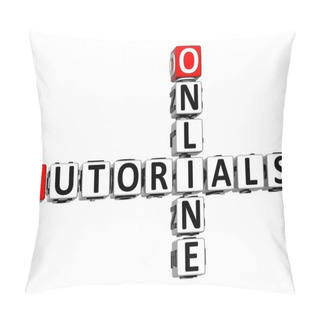 Personality  3D Tutorials Online Crossword Pillow Covers