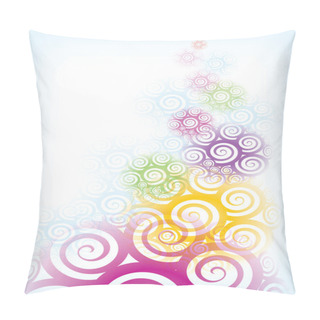 Personality  Abstract Spiral Background Pillow Covers