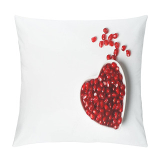 Personality  Red Organic Tasty Pomegranate Seeds With Love Pillow Covers