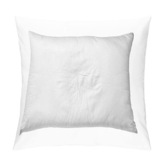 Personality  Close Up Of  A White Pillow On White Background Pillow Covers