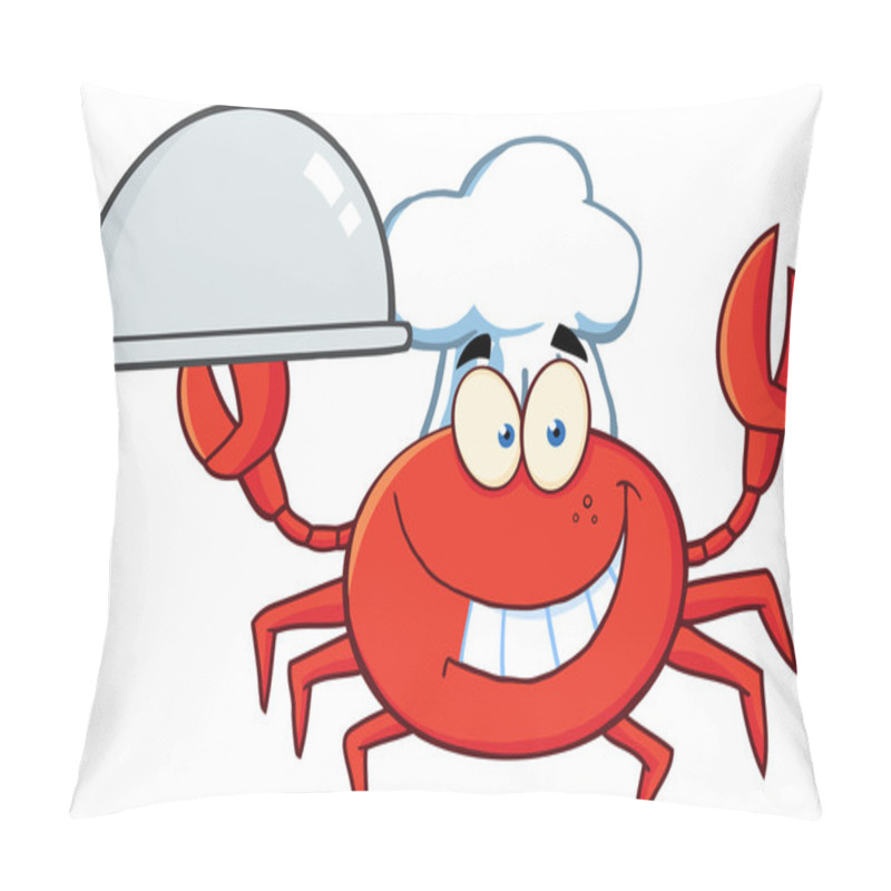 Personality  Crab Chef Cartoon Mascot Character Pillow Covers