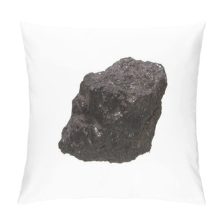 Personality  Coal Isolated On White Background Pillow Covers
