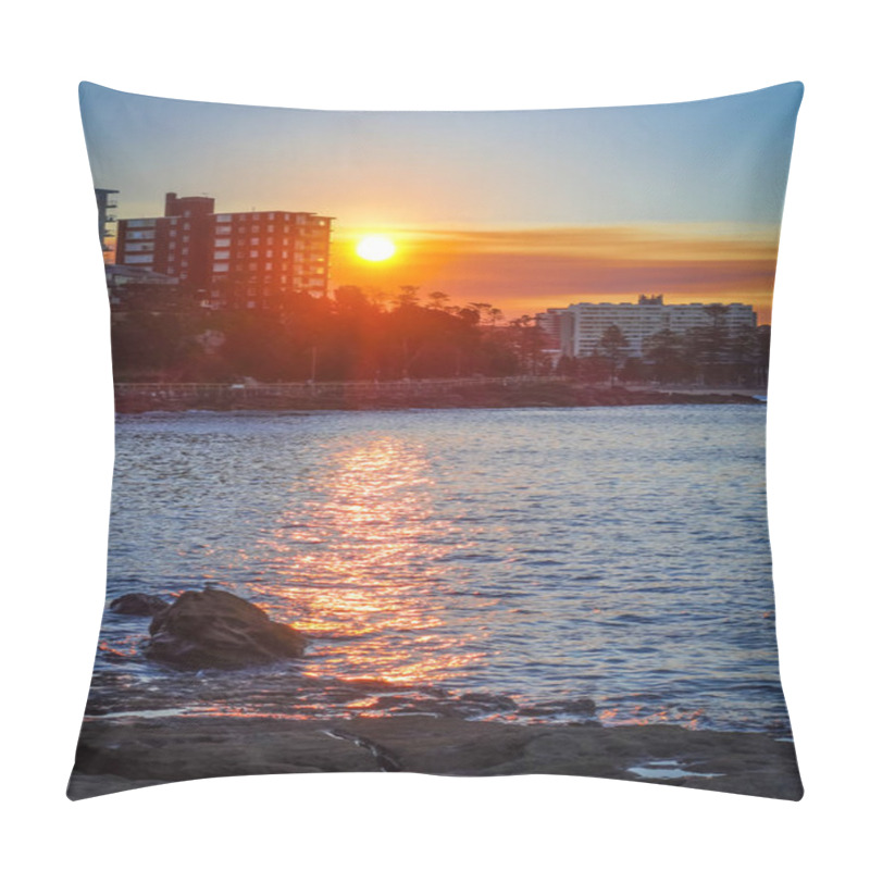 Personality  Manly Beach At Sunset, Sydney, Australia Pillow Covers