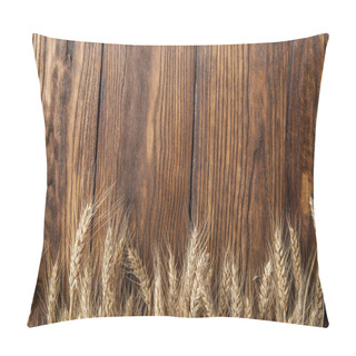 Personality  Wheat On Wood Pillow Covers