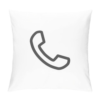 Personality  Pictograph Of Phone Icon Pillow Covers